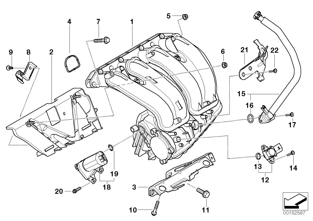 BMW Entlüftungsschlauch E60 E81 E82 E83 E84 E85 E87 E88 E90 E91 E