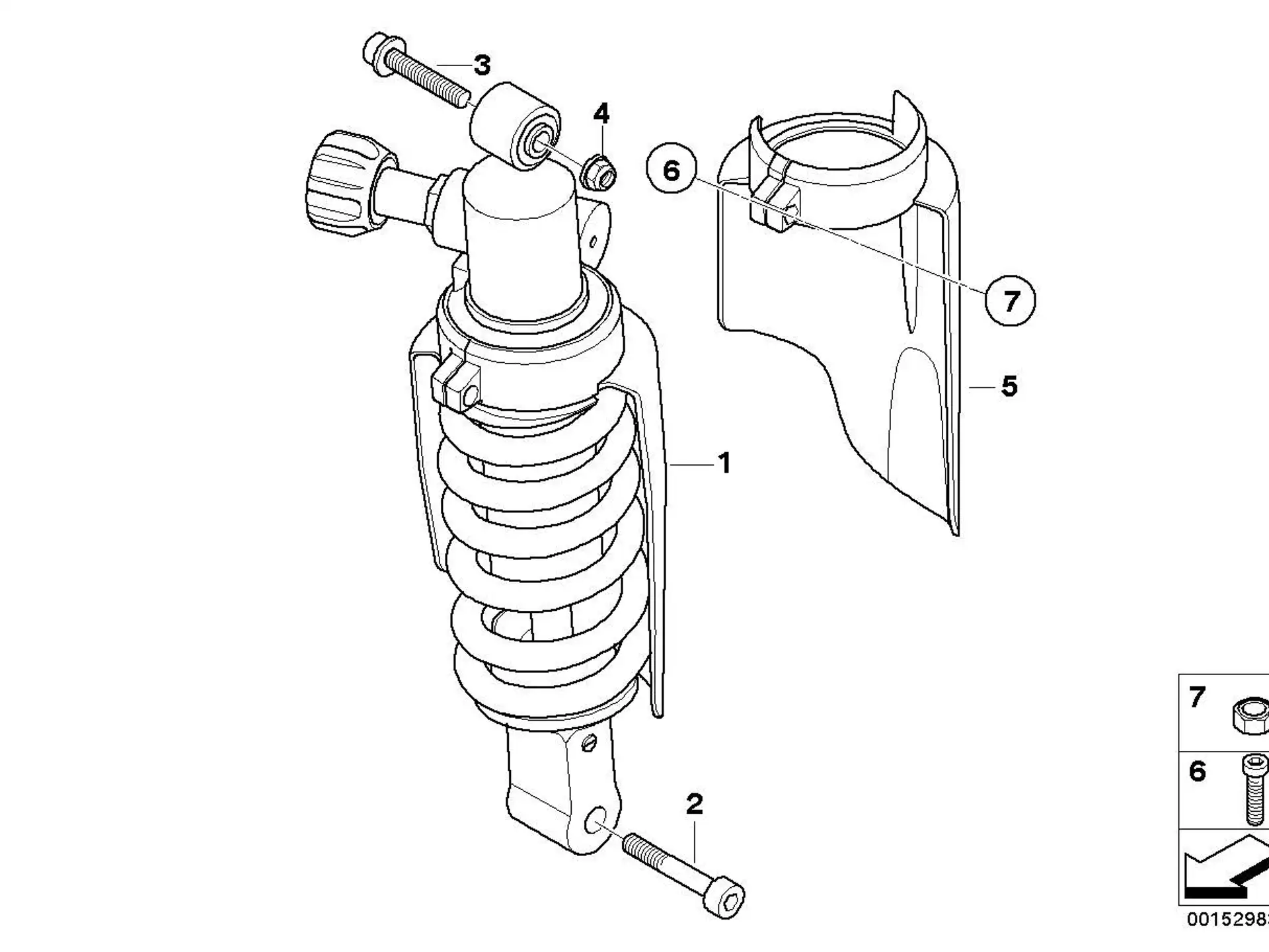 BMW ISA-Schraube K21 K22 K23 K25 K26 K27 K28 K29 K32 K33 K48 K61 K73 R21 R21A R22 R28 07129907435