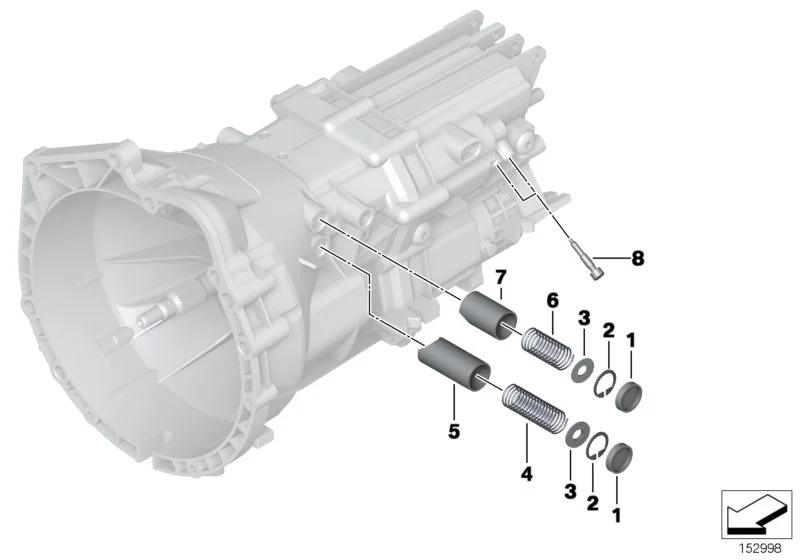 BMW Sicherungsring E30 E12 E23 E24 E28 E31 E32 E34 E36 E38 E39 E46 E52 E60 E61 E81 E82 E84 E85 E87 E88 E89 E90 E91 E92 E93 F10 F11 F20 F21 F22 F23 F30 F31 F32 F33 F34 F36 07119934624