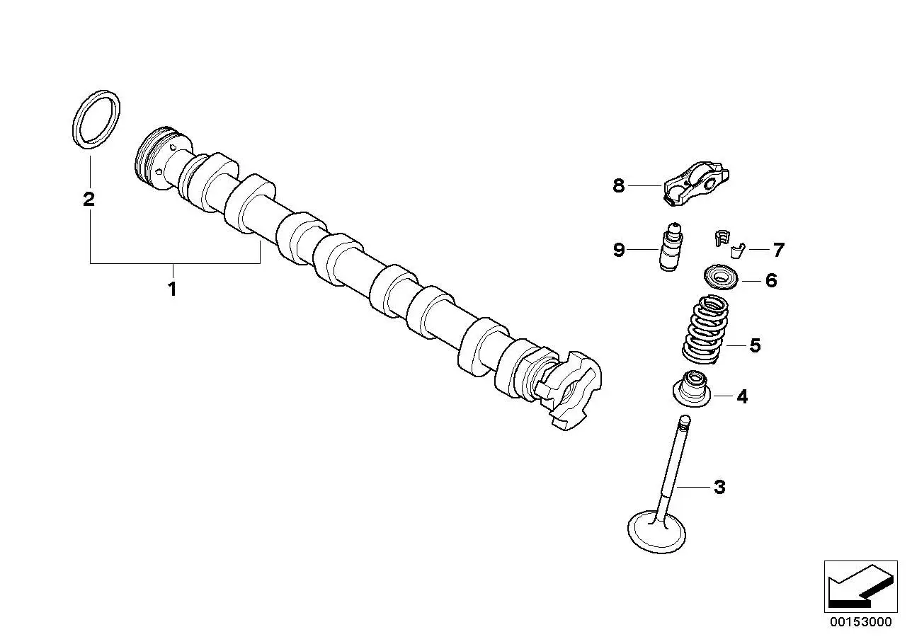BMW Einlassventil R55 R56 R57 R58 R59 R60 R61 11347533884 - Bildp
