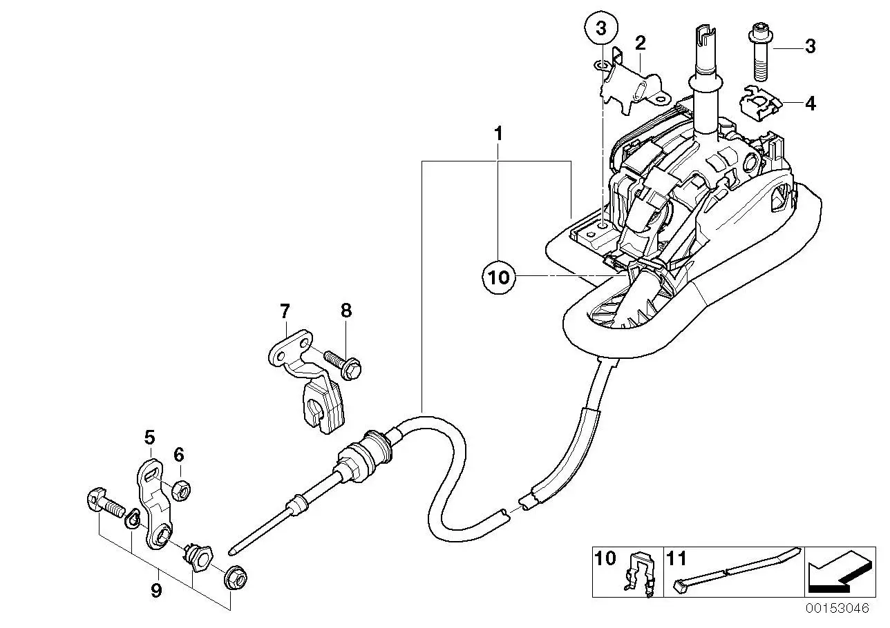 BMW Schaltung Steptronic E63 E64 25167546813