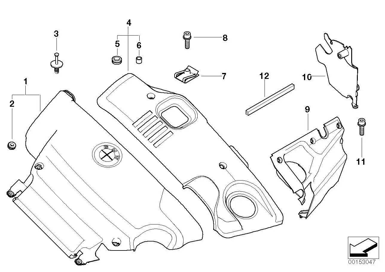 BMW Zylinderschraube mit Scheibe E39 E46 07119901780 - 3er E46, 5