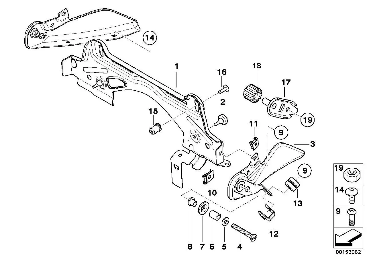 BMW Tülle K44 46637696129