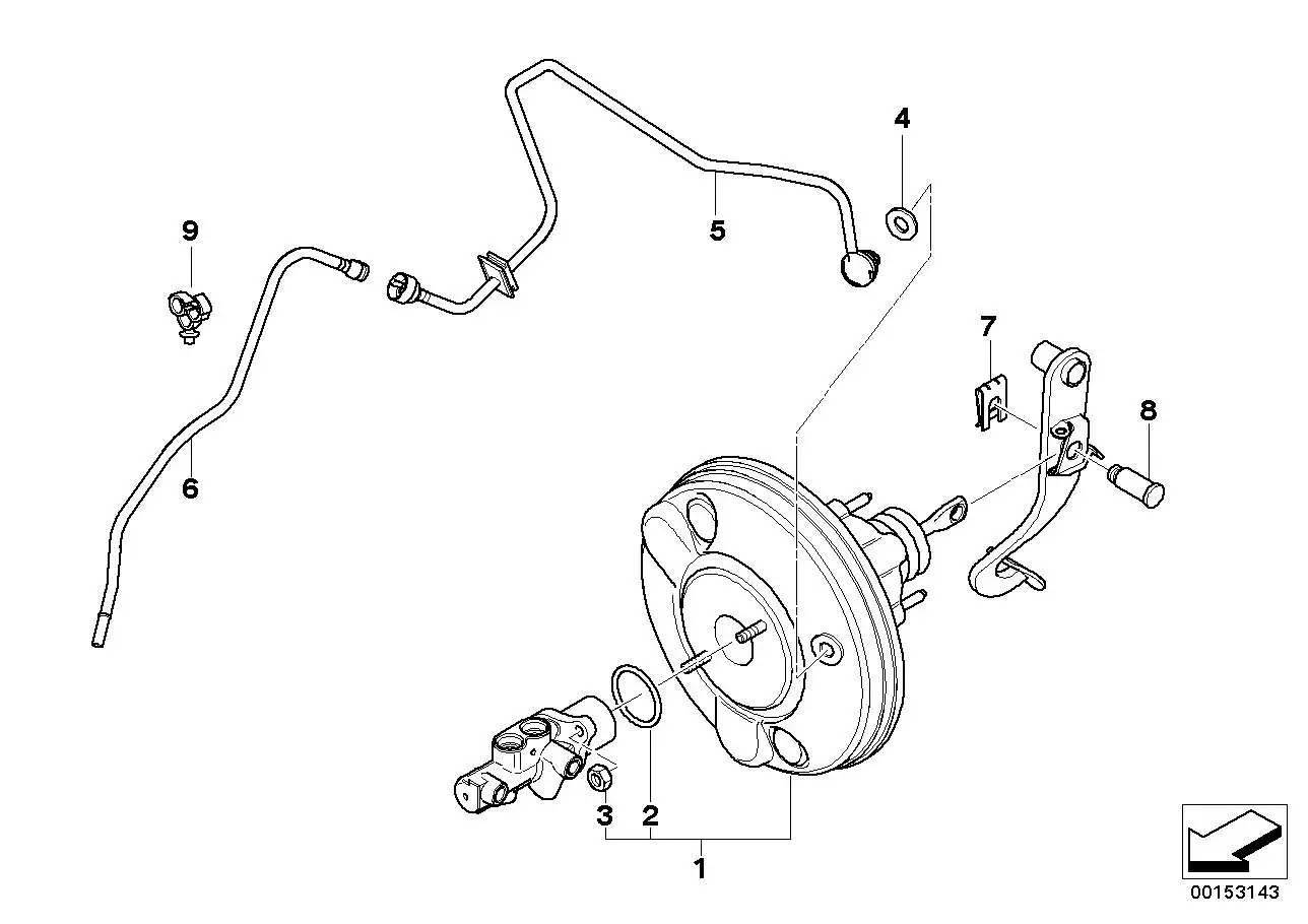BMW Unterdruckleitung R52 R53 34336761454