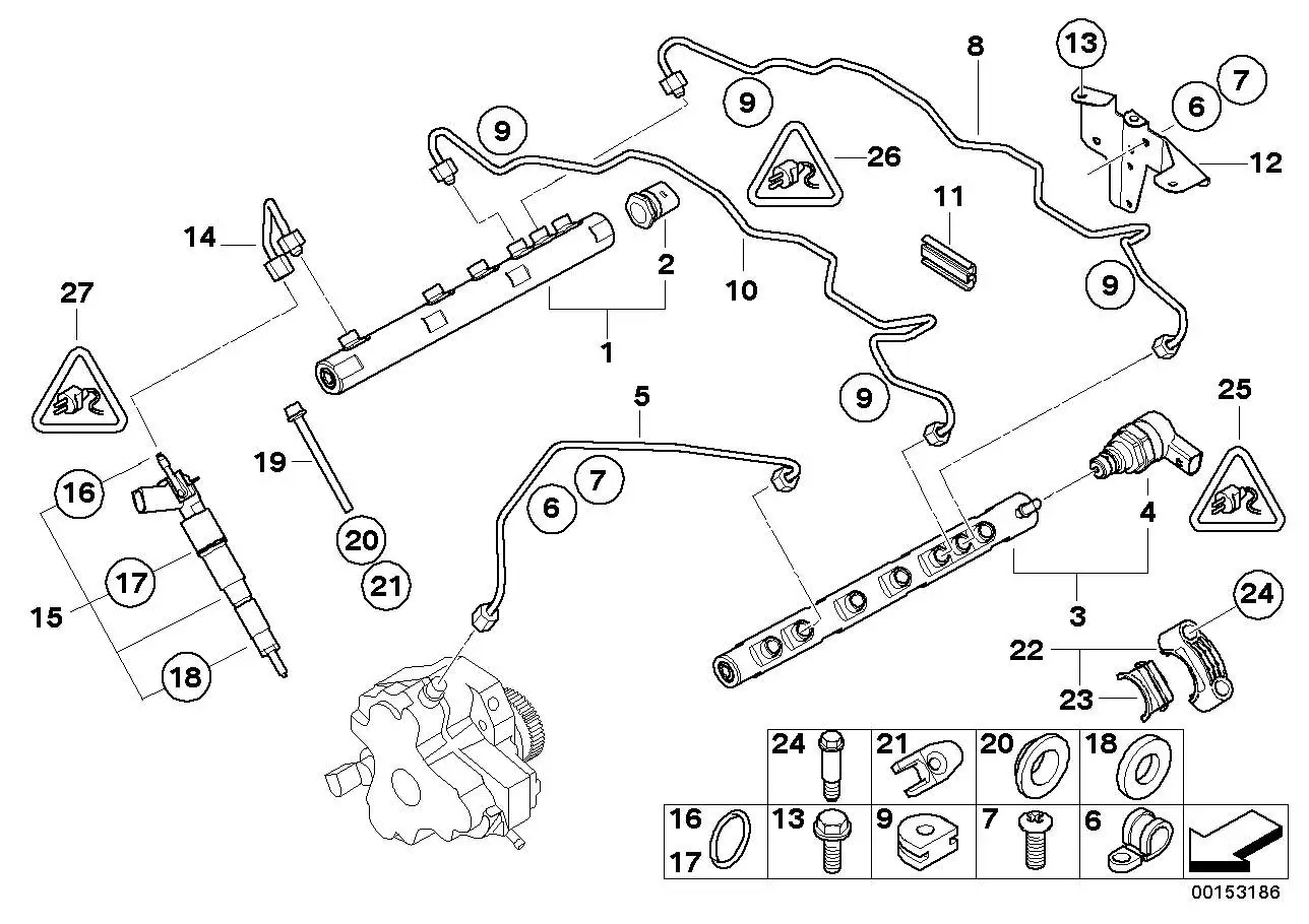 BMW Injektor E65 13537792097