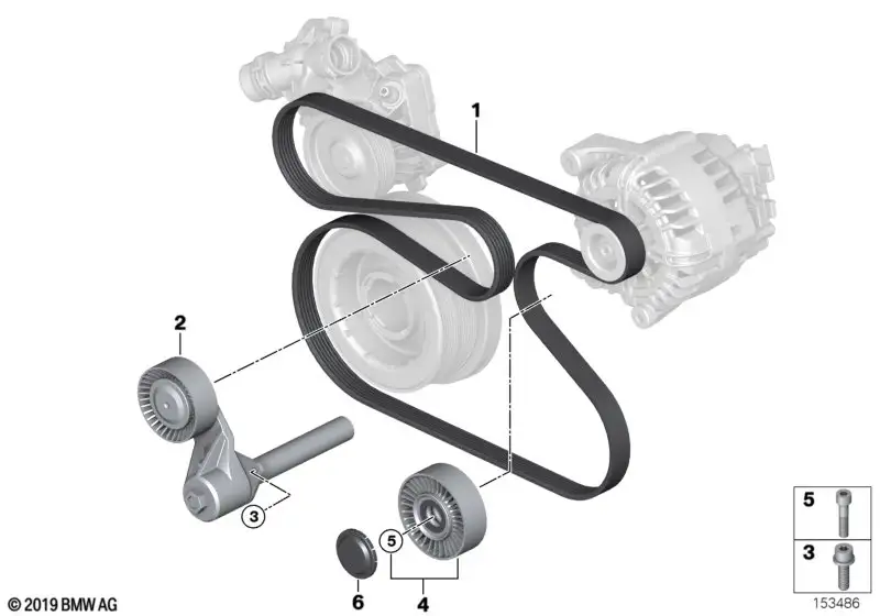 BMW Umlenkrolle E70 E71 11287799859