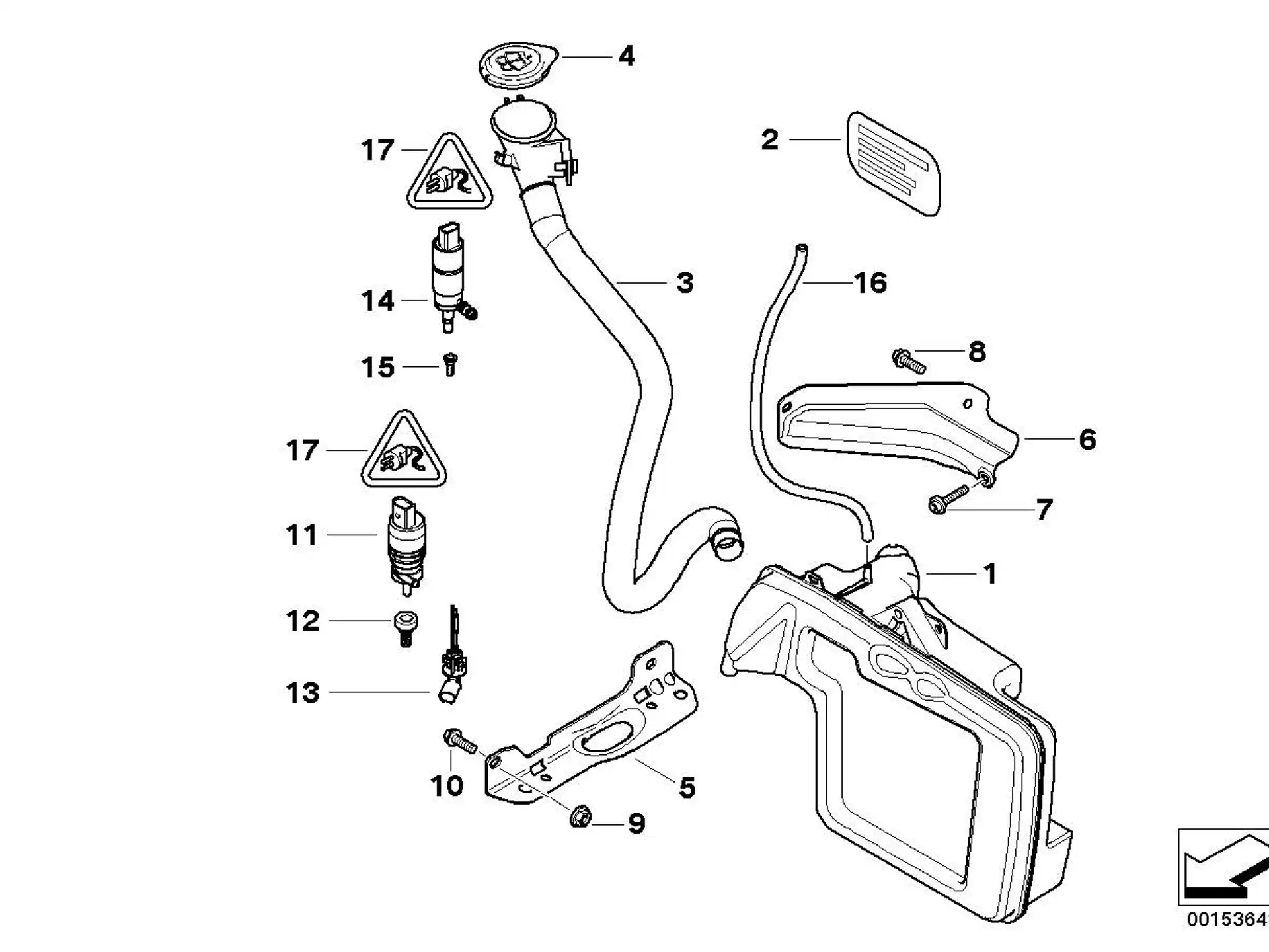 BMW Stutzen für Befuellkanal E60 E61 E63 E64 61667144396