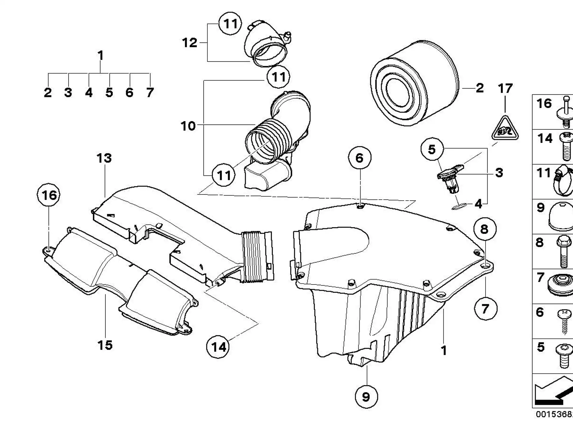 BMW Linsenschraube E70 E71 E72 E81 E82 E84 E87 E88 E90 E91 E92 E93 F01 F02 F04 F06 F07 F10 F11 F12 F13 F80 F82 F83 F87N G12 13717545438