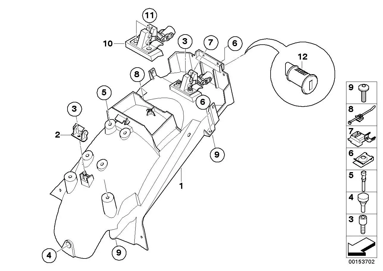 BMW Halter Steckverbindung K44 61137691949