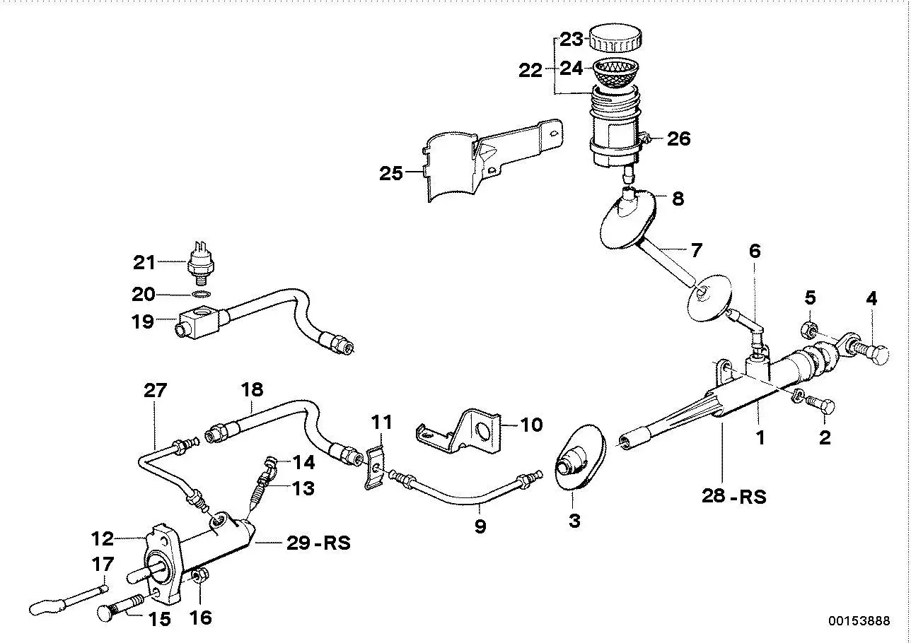 BMW Halteblech E34 21521159631 - Bildposition 10