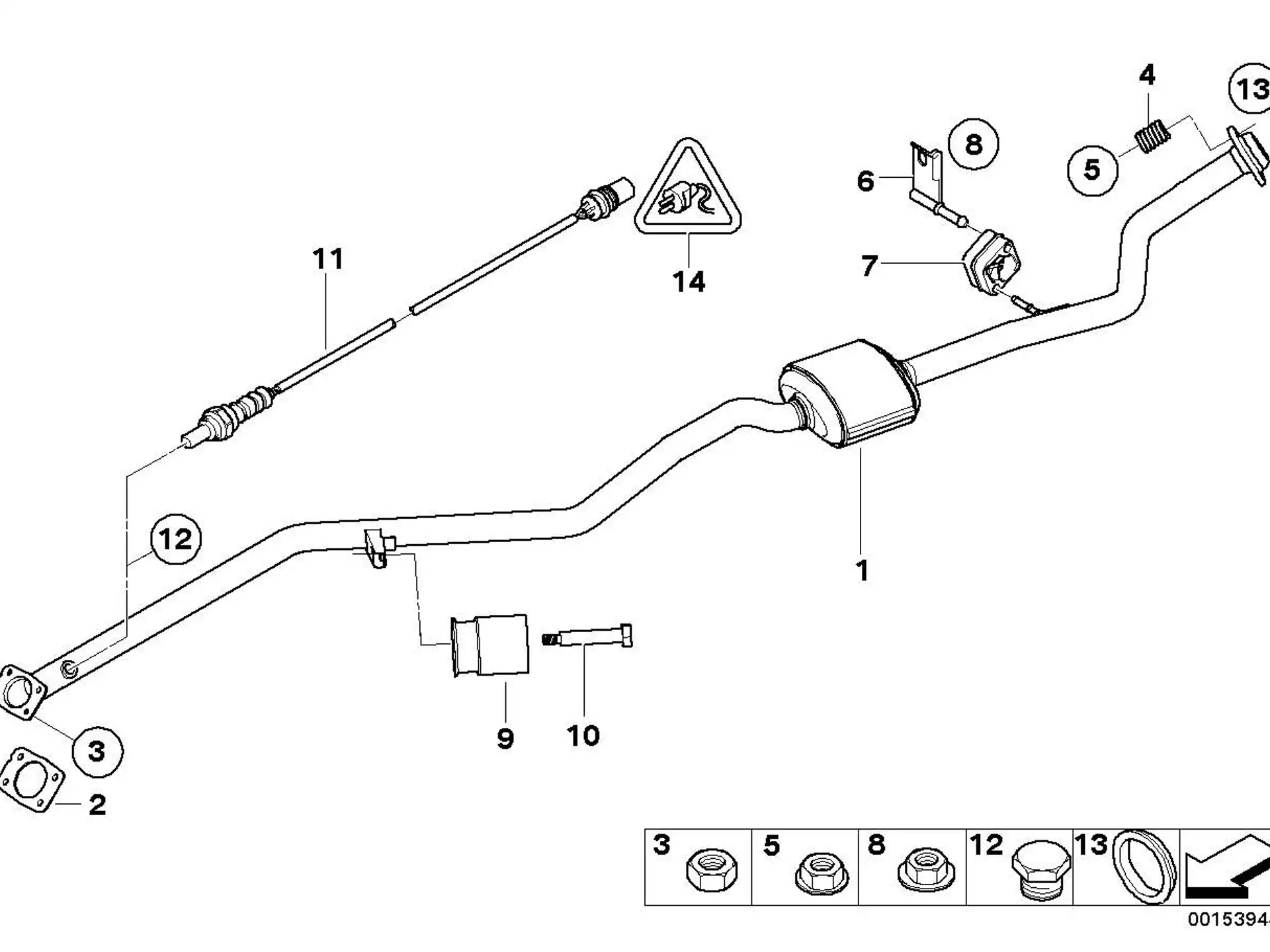 BMW Lambda-Monitorsonde E83 E85 E87 E90 E91 11787530285