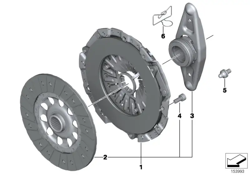 BMW Ausrückmodul E46 E60 E61 E63 E64 E81 E82 E83 E84 E85 E86 E87