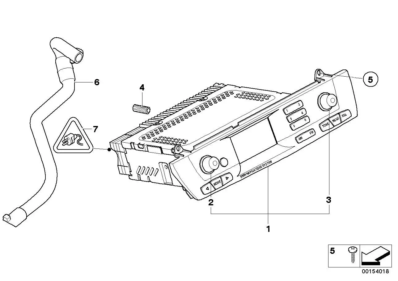 BMW RP REMAN Bedienteil Radio-Navigation E83 E85 E86 65129197707