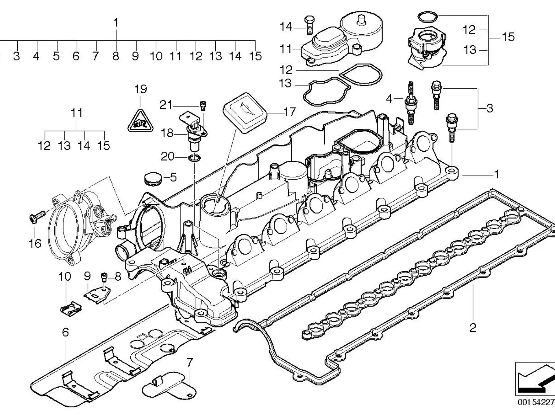 BMW O-Ring E38 E39 E46 E53 E60 E61 E63 E64 E65 E66 E70 E71 E81 E82 E83 E84 E87 E88 E90 E91 E92 E93 F01 F02 F06 F07 F10 F11 F12 F13 F15 F16 F20 F21 F22 F25 F26 F30 F31 F32 F33 F34 F36 R55 R56 R57 R58 R59 R60 R61 13627796699