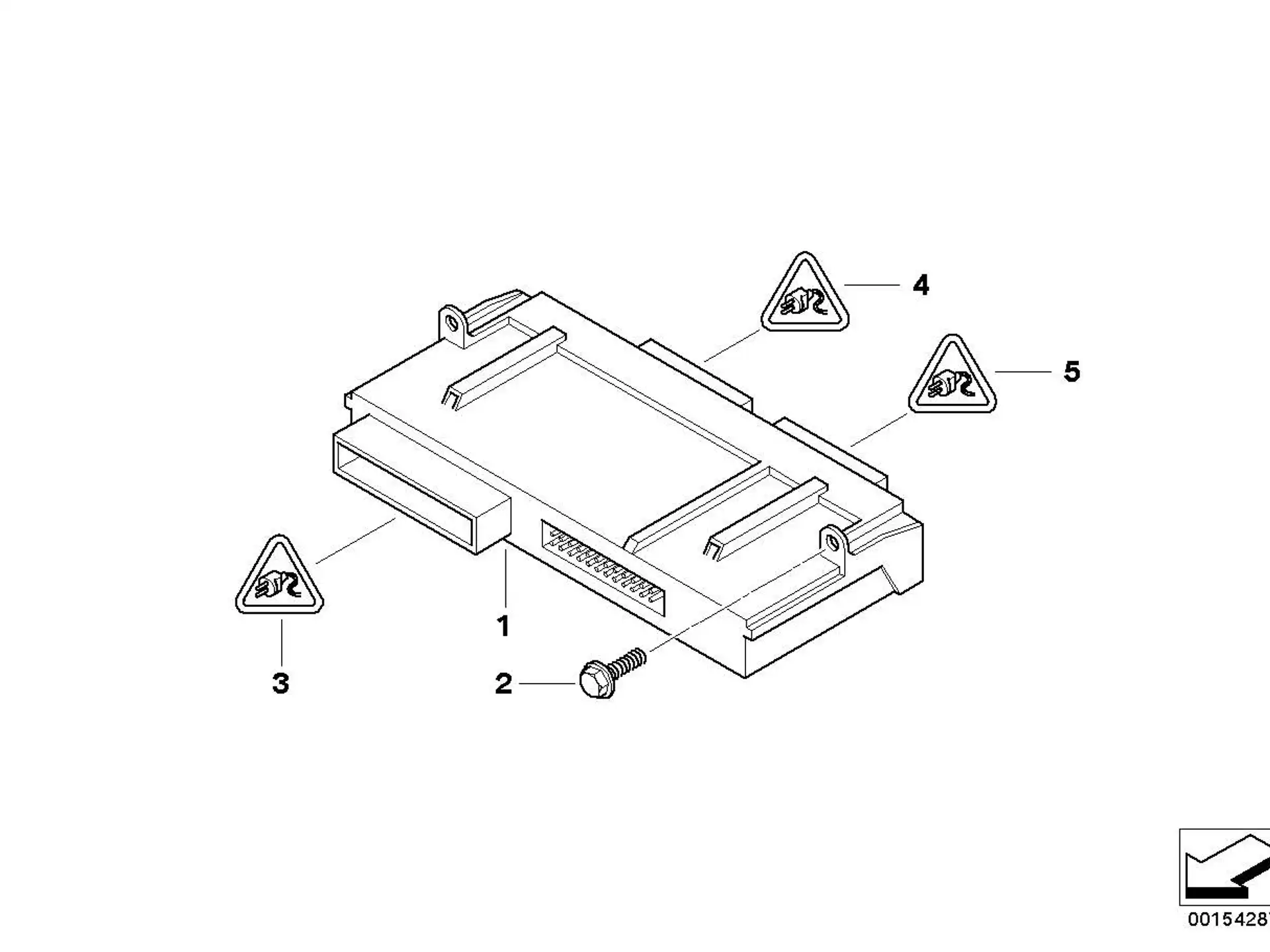 BMW Junctionbox Elektronik 3 E81 E82 E84 E87 E88 E89 E90 E91 E92 E93 61359364819