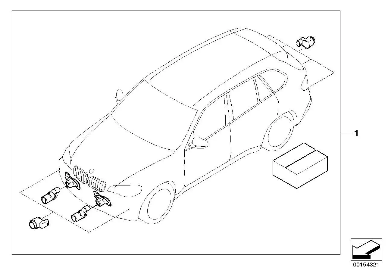 BMW Verkleidung Unterteil Schwarz E70 51117222382