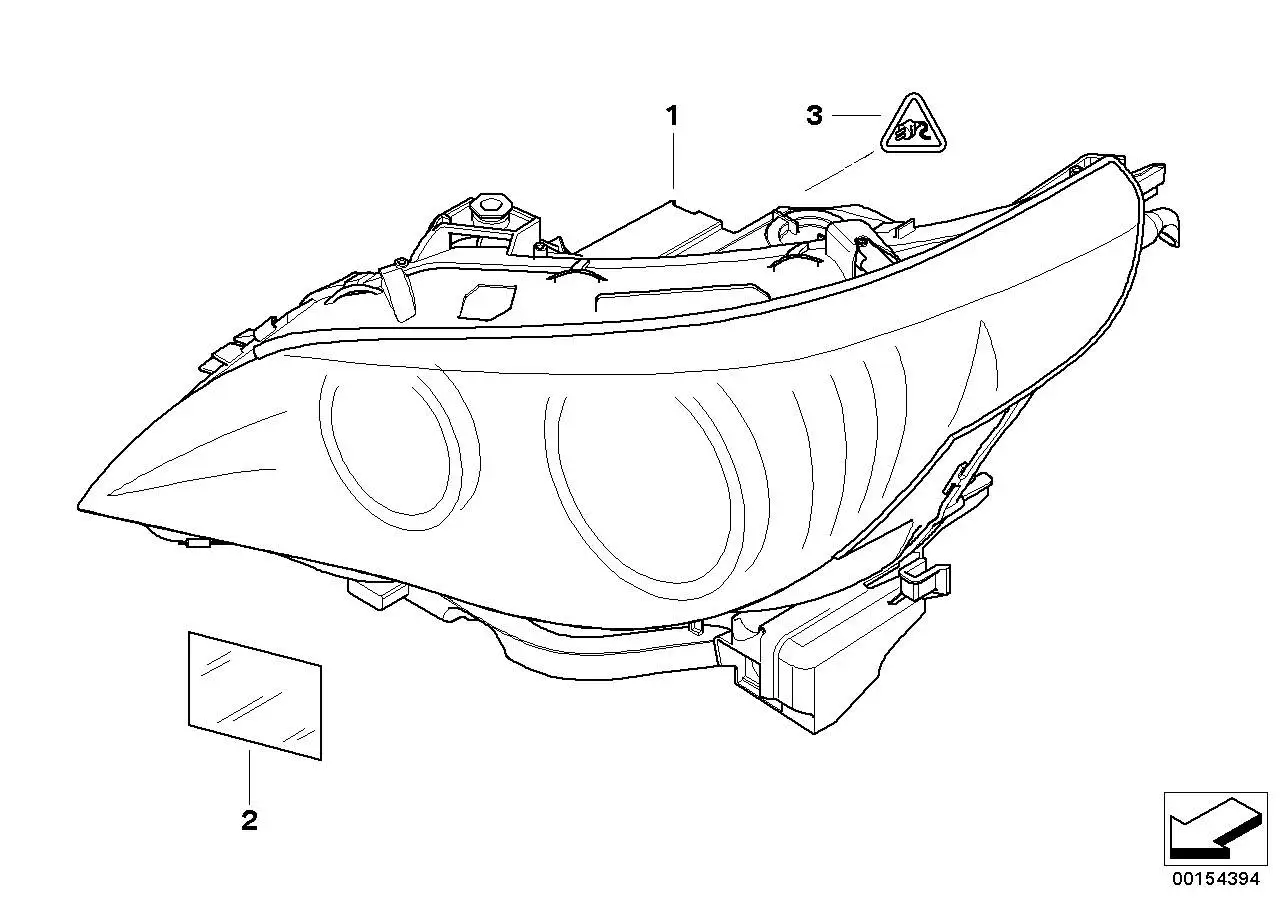 BMW Universal-Buchsengehäuse uncodiert E38 E60 E61 E65 E66 E85 E8