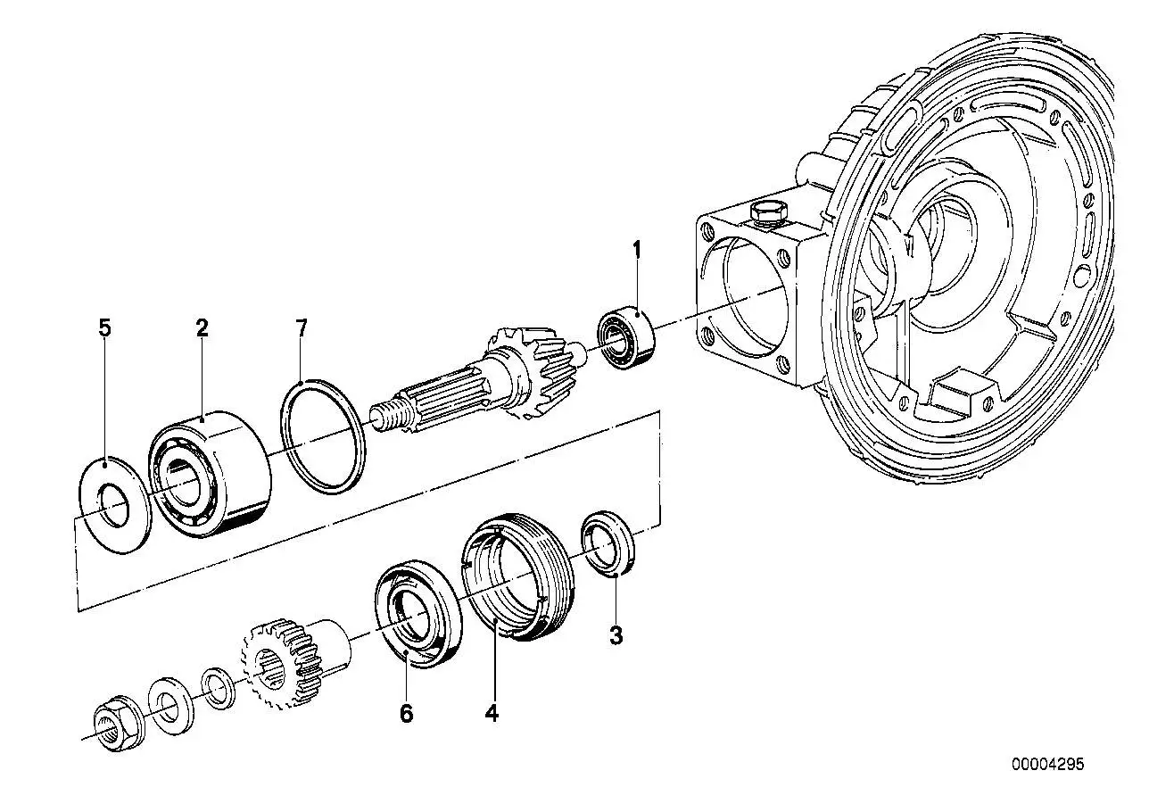 BMW Gewindering R50 R60 R75 R90 R90S R45 R45T R65 R65T 3312123035