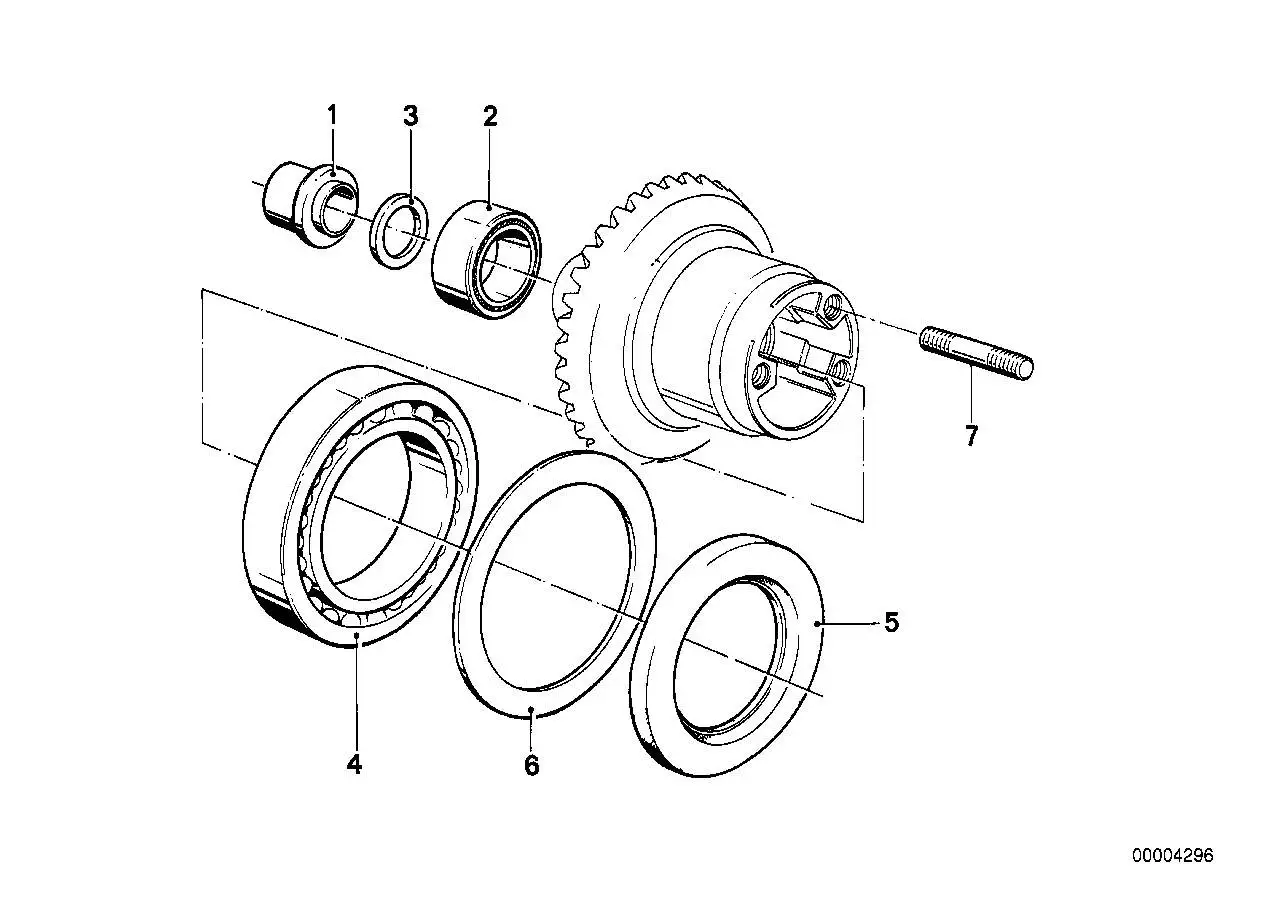 BMW Druckring 33121242463