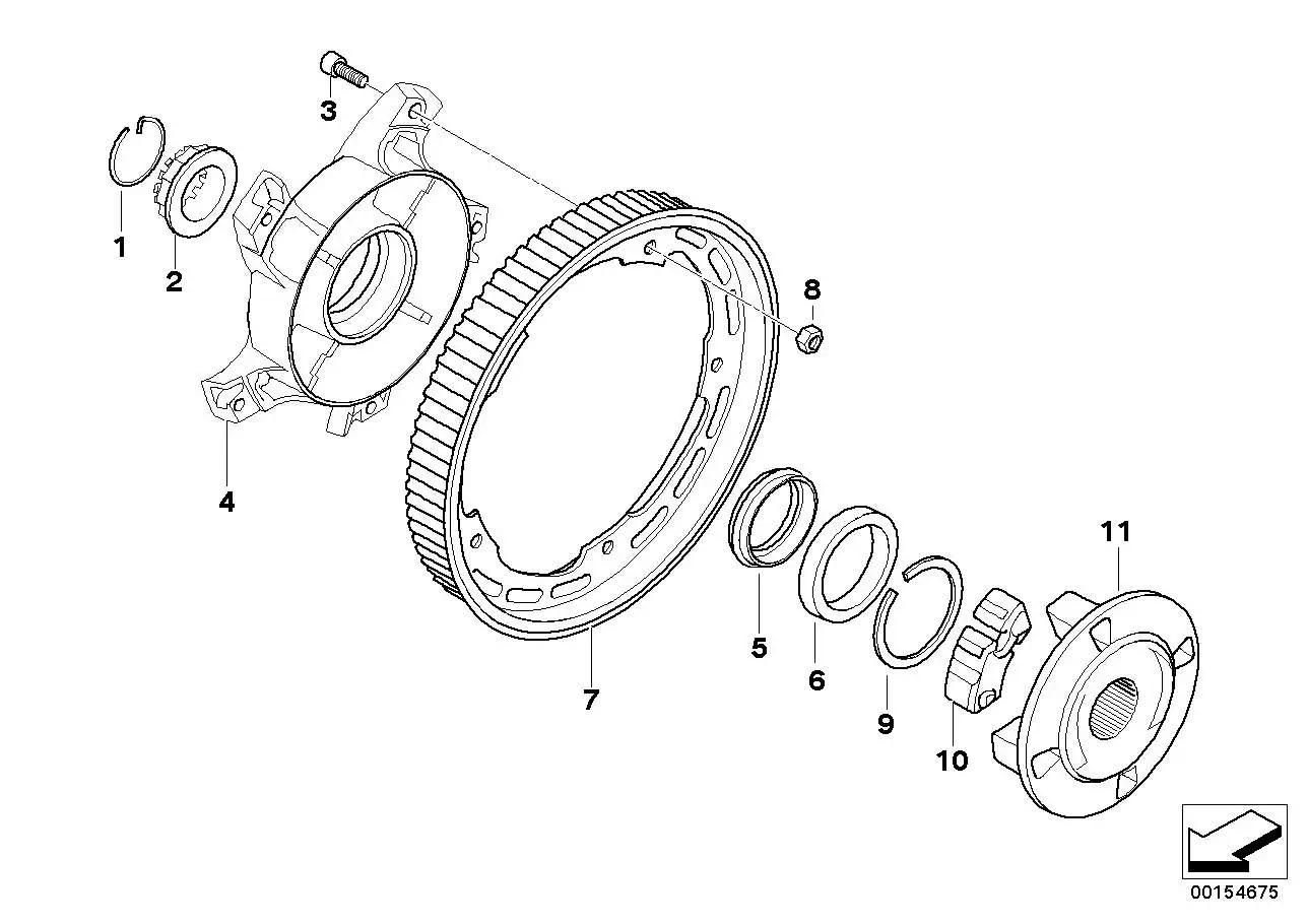 BMW Sicherungsring K71 33177666400