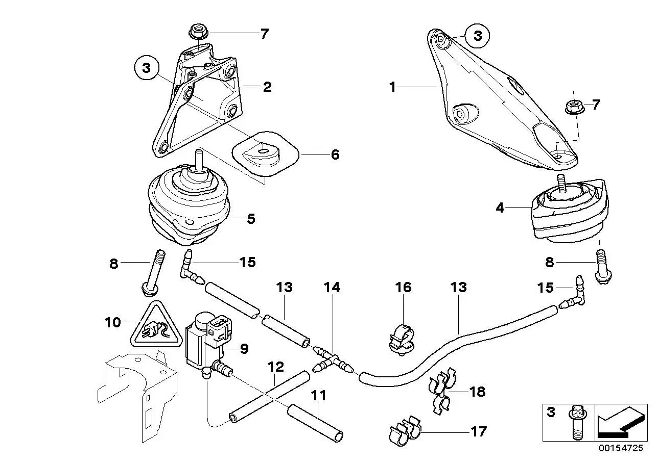 BMW ASA-Schraube E70 E71 E72 E83 E90 E91 E92 E93 F01 F02 F07 F10