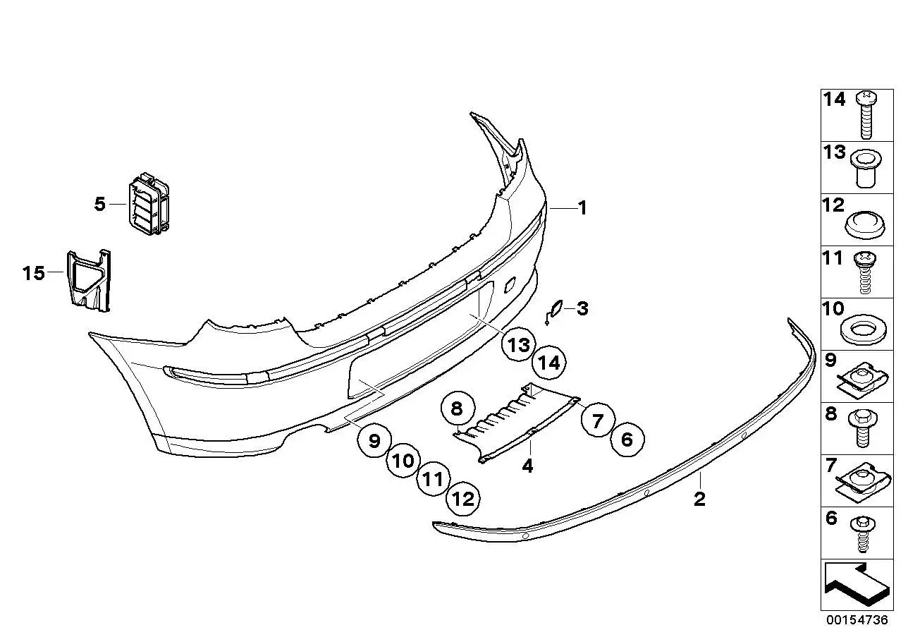 BMW Heckentlüftung E46 E81 E82 E84 E87 E88 64226937994 - 1er, 3er
