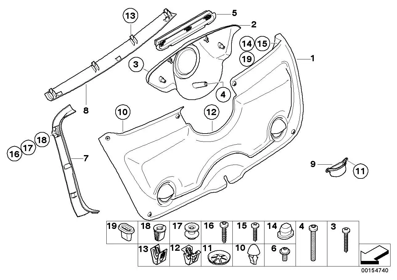 BMW Blende Bremsleuchte 51497186662