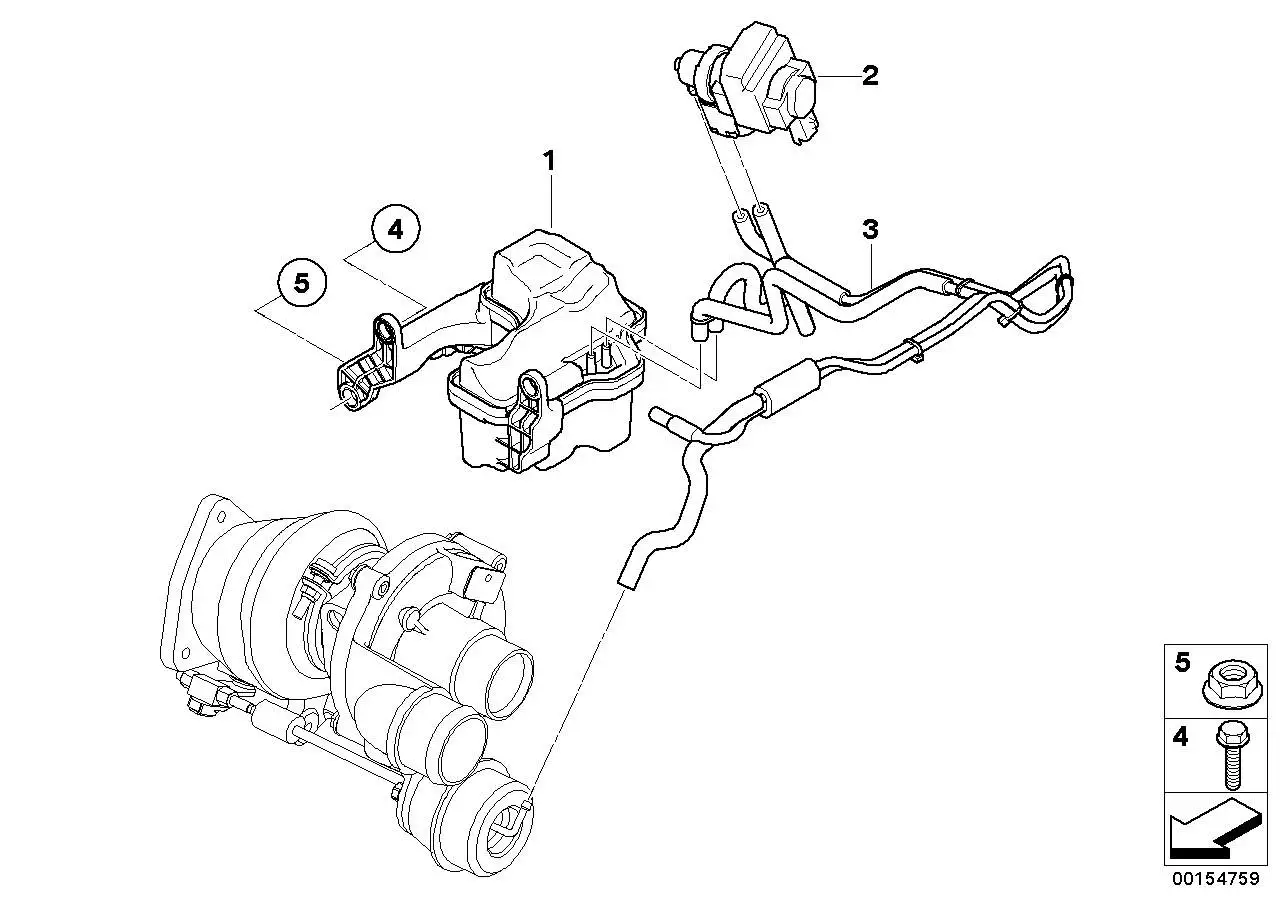 BMW Sechskantschraube mit Scheibe R55 R56 R57 R58 R59 R60 R61 071