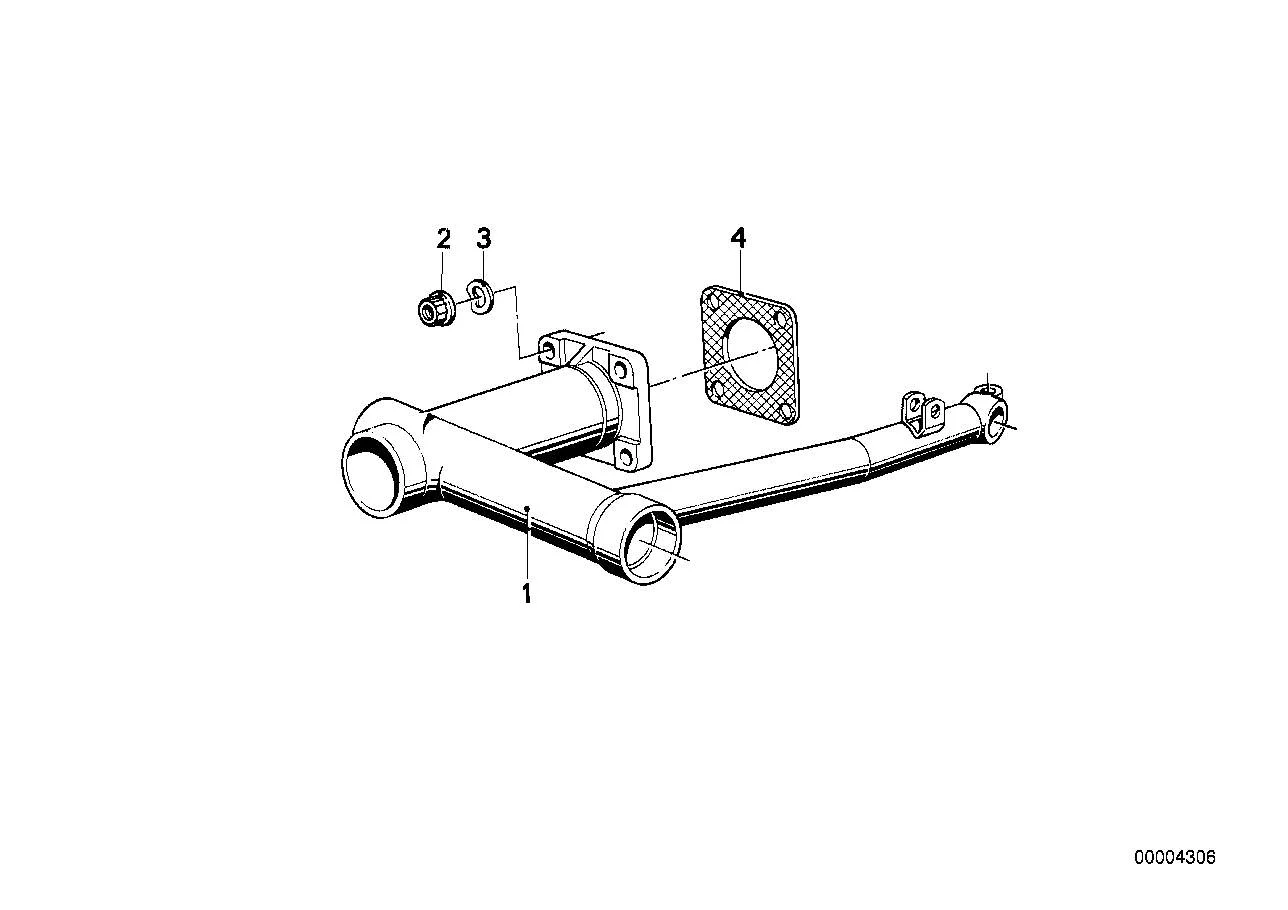 BMW Dichtung asbestfrei R50 R60 R75 R90 R90S R45 R45T R65 R65T 33172311098