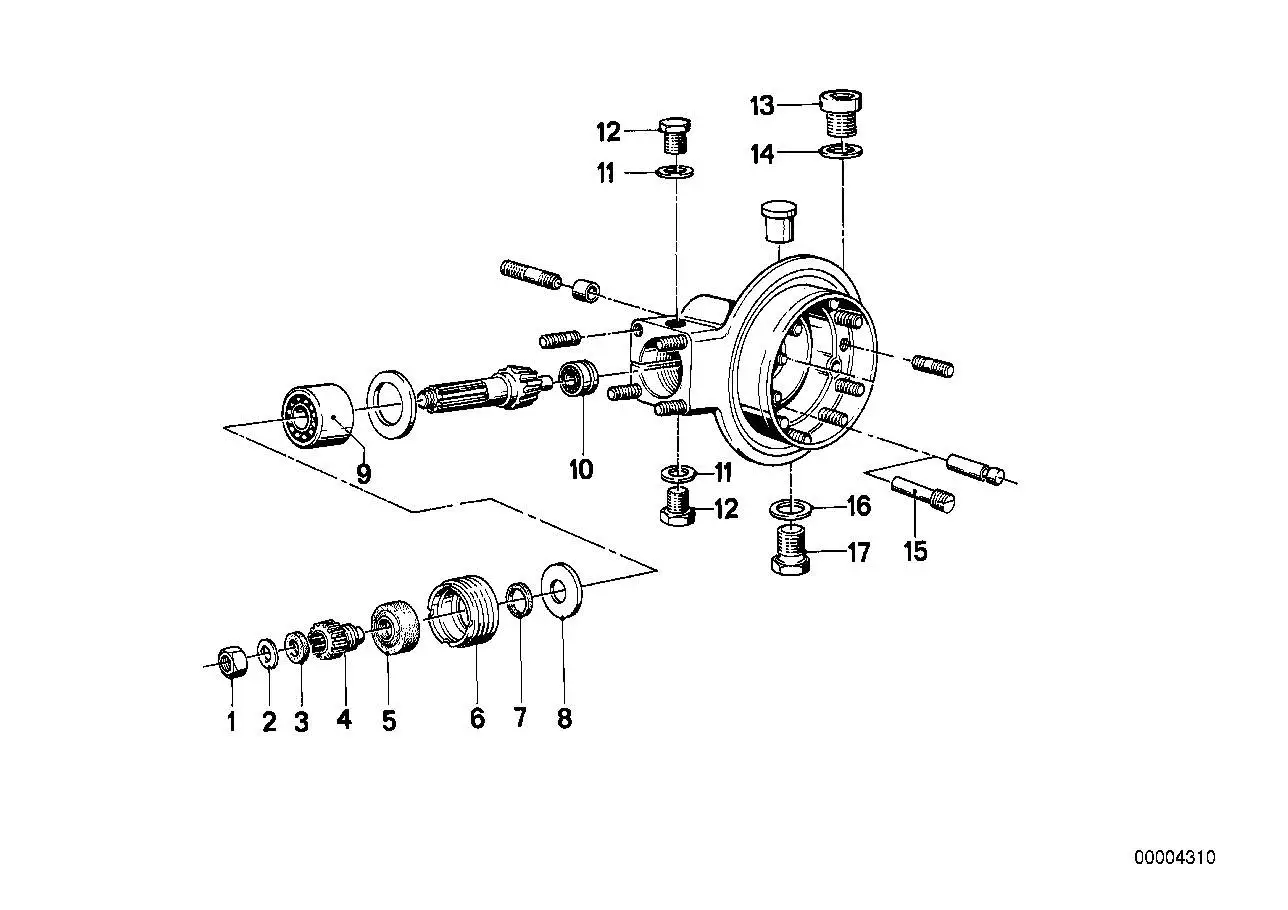 BMW Distanzscheibe R50 R60 R75 R90 R90S R45 R45T R65 R65T 3312123