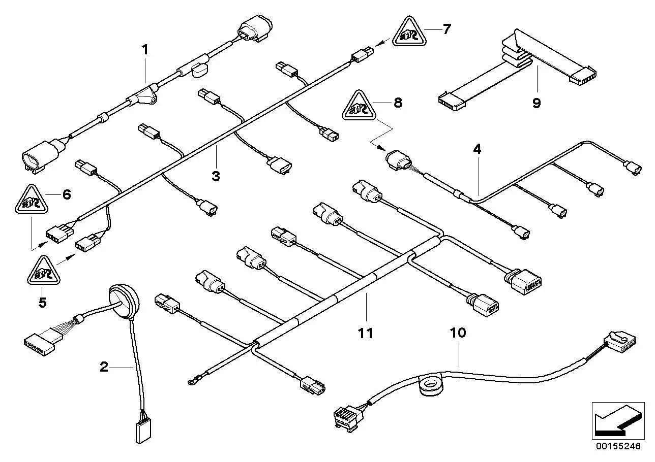 BMW Steckergehäuse E65 E66 61138365927