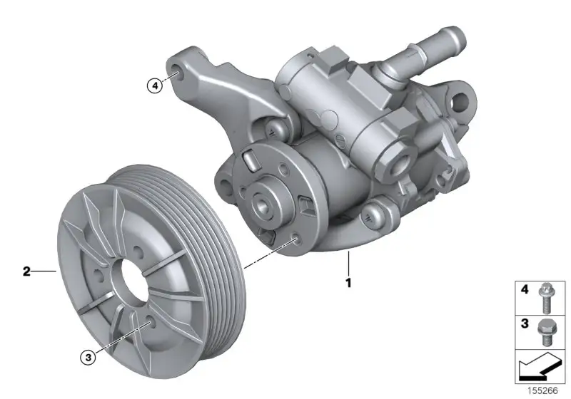 BMW Riemenscheibe E82 E88 E90 E91 E92 E93 32427582947