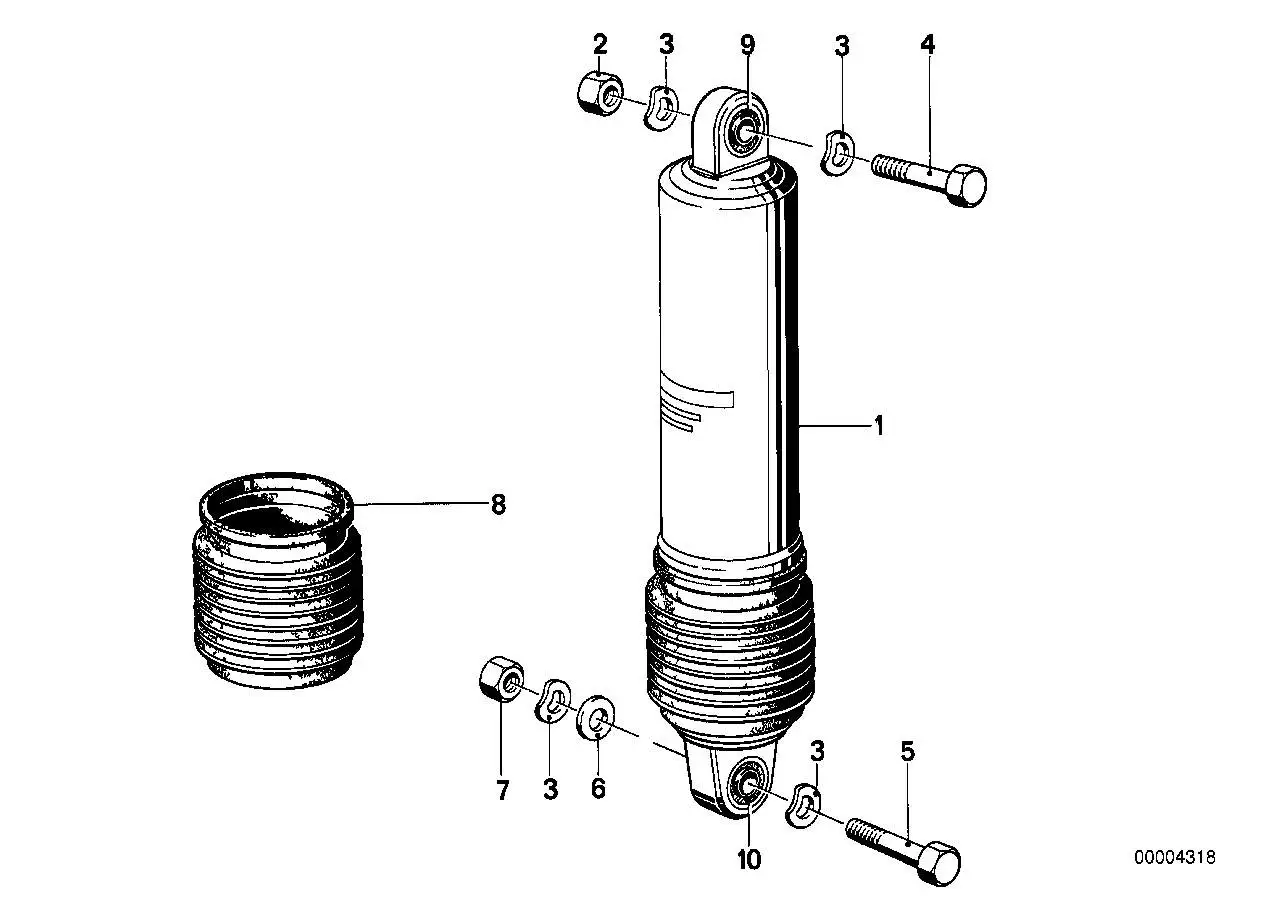BMW Faltenbalg R60 R75 R90 R90S 33531240811
