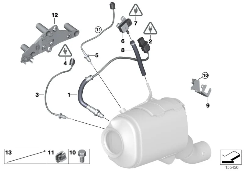 BMW Steckergehäuse E46 E53 E60 E61 E63 E64 E65 E66 E70 E71 E83 E87 E90 E91 E92 E93 F39 G20 12527508154
