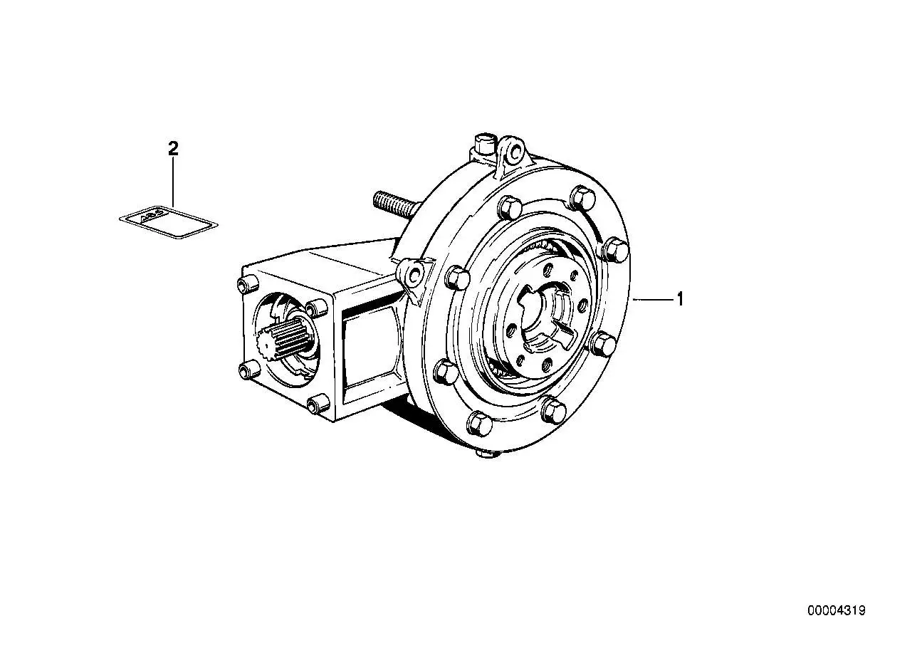BMW Hinterachsgetriebe 33111451833 - Bildposition 01