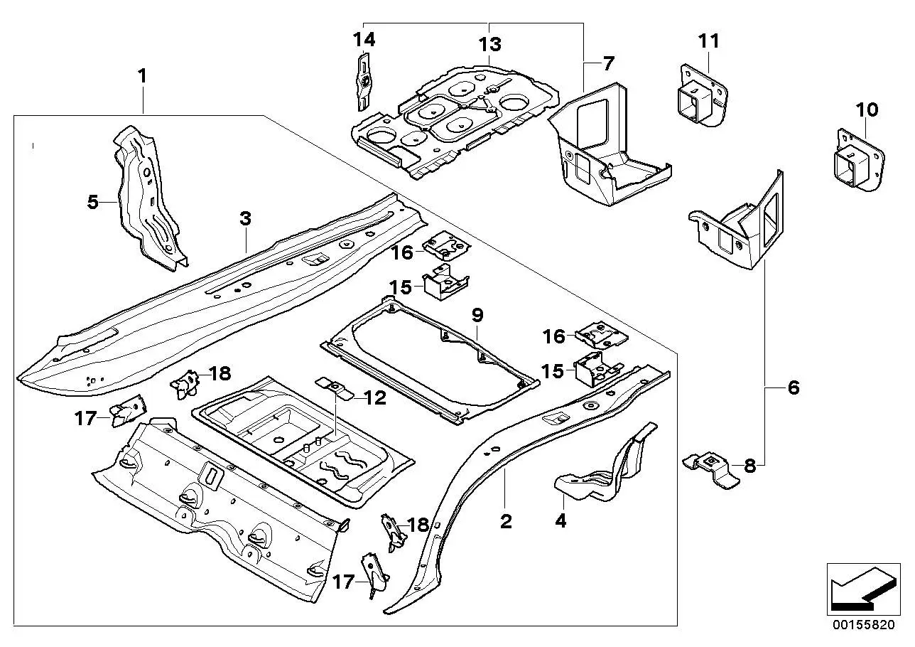 BMW Batterieträger E90 E91 E92 E93 41117178134 - 3er