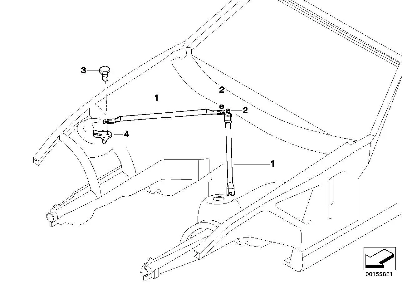 BMW Sechskantmutter E39 E52 E61 E64 E65 E66 E85 E86 K30 K44 07129