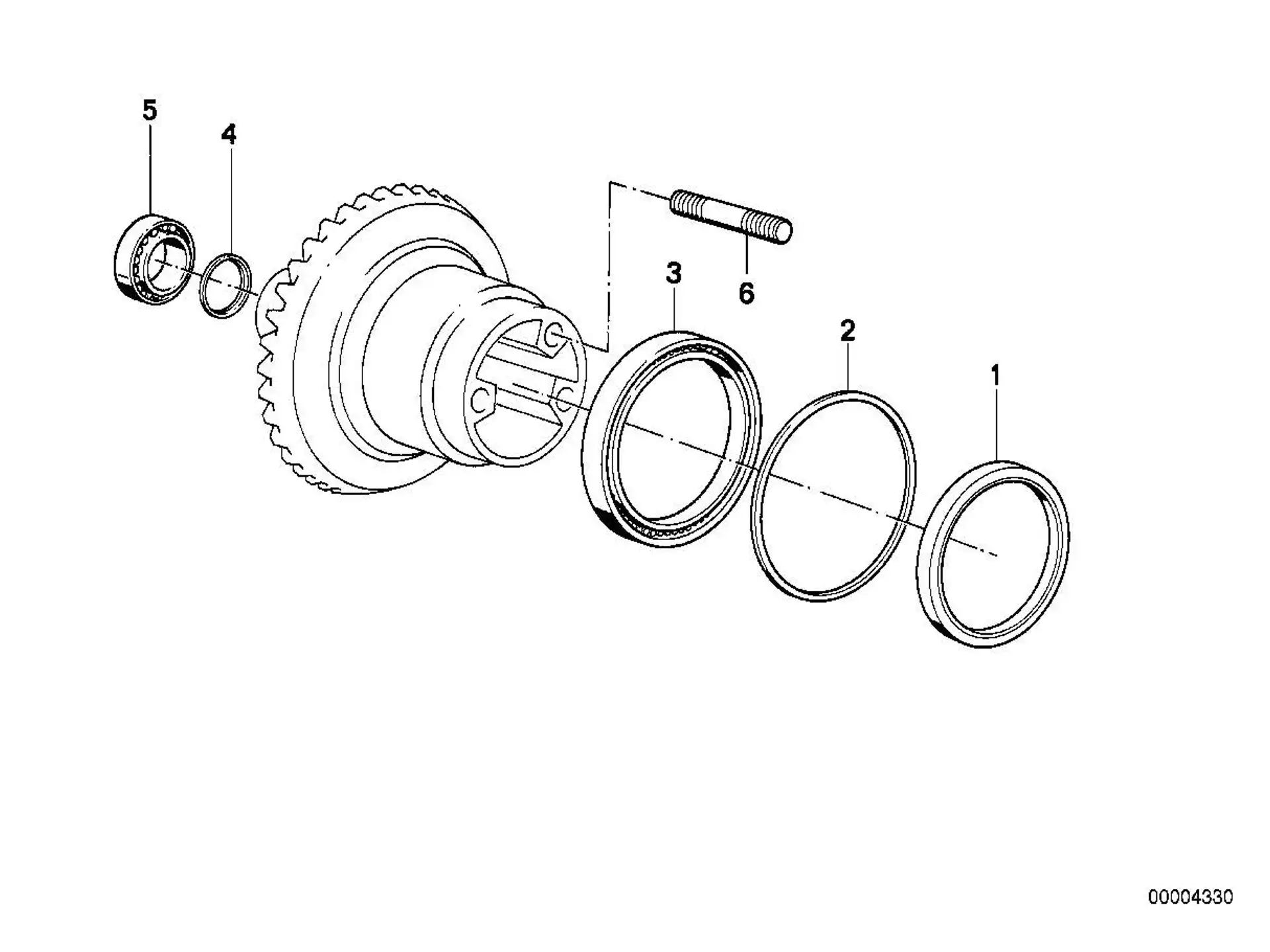BMW Rillenkugellager K30 K41 R21 R21A R22 R28 33121242211