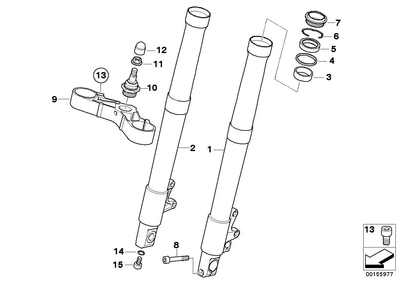BMW Zylinderschraube K29 R21 R21A 31427660836