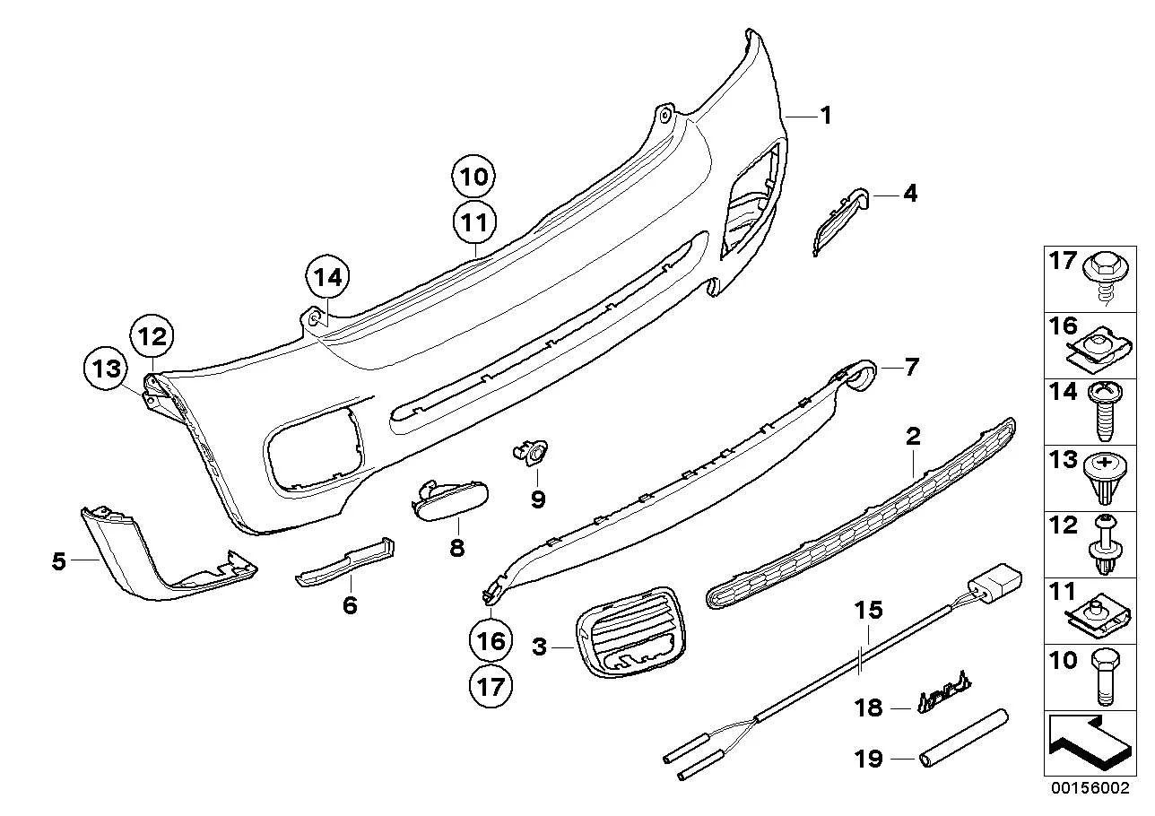 BMW Gitter Luftauslass links R56 R57 R58 R59 51120413257