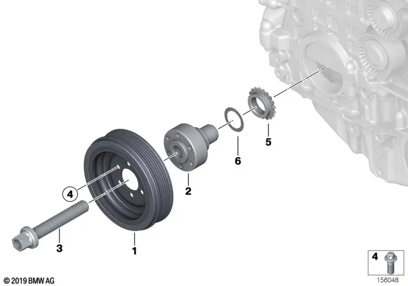 BMW Schwingungsdämpfer E82 E88 E90 E91 E92 E93 11227558083