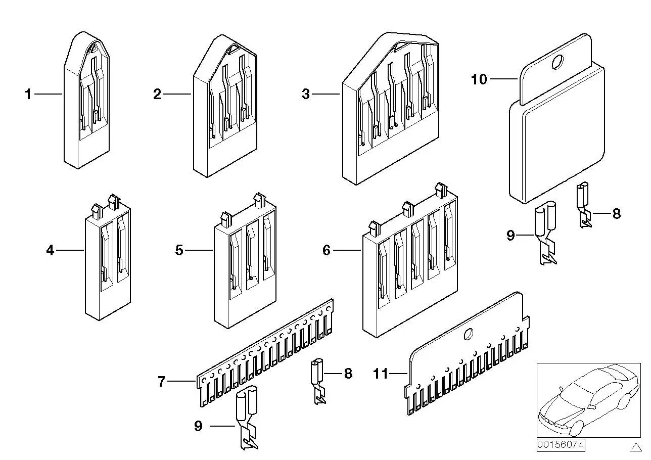 BMW Kammverbinder E36 E38 E39 E46 E52 E53 E60 E61 E63 E64 E65 E66