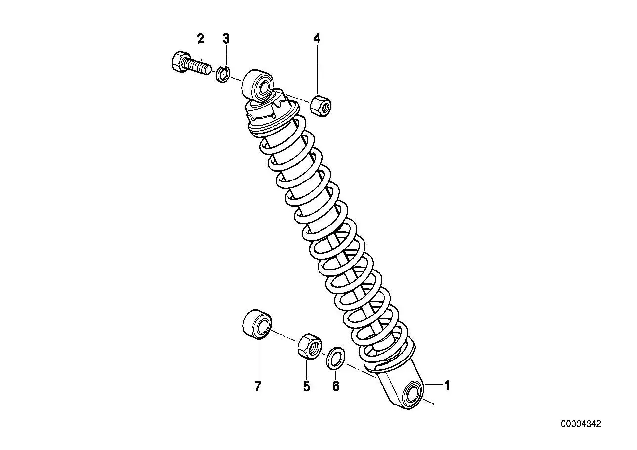 BMW Gummilager 33531450207