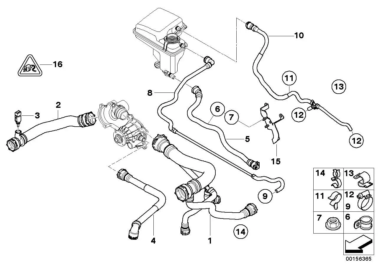BMW Entlüftungsleitung E65 E66 17127508013