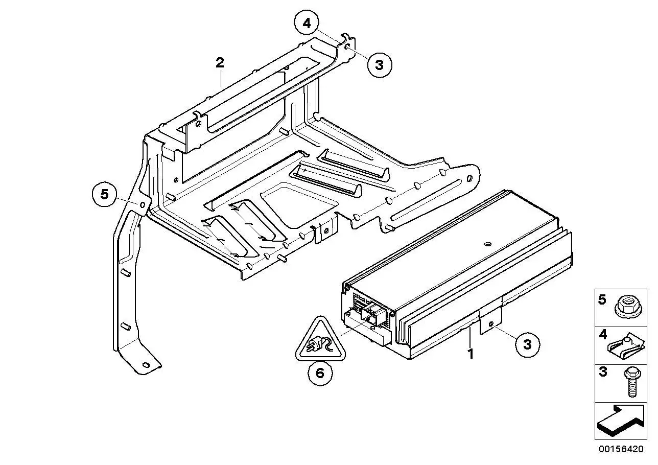 BMW Verstärker Top-Hifi-System E70 E71 E72 E89 65126834899