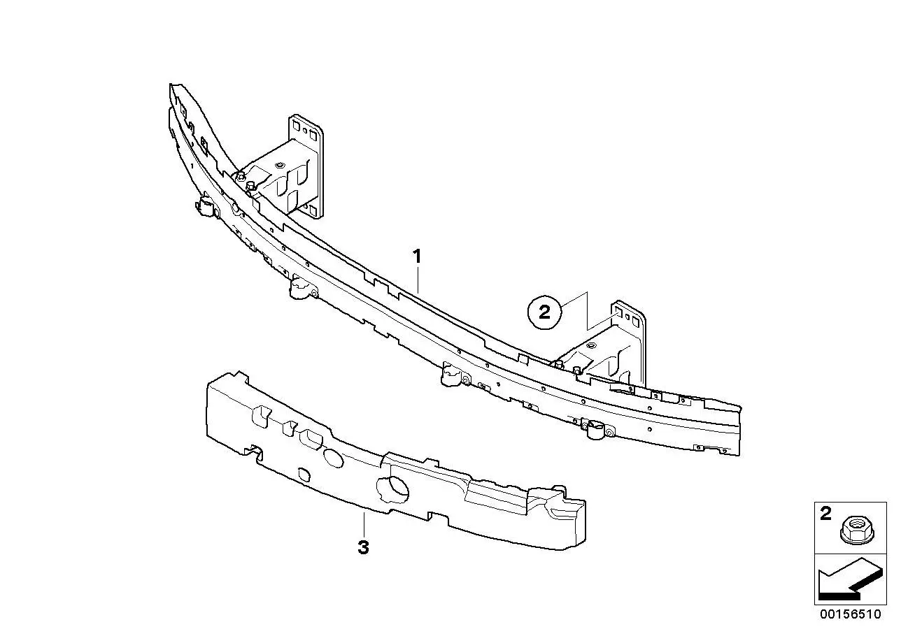 BMW Stossabsorber vorne rechts E60 E61 51117178082