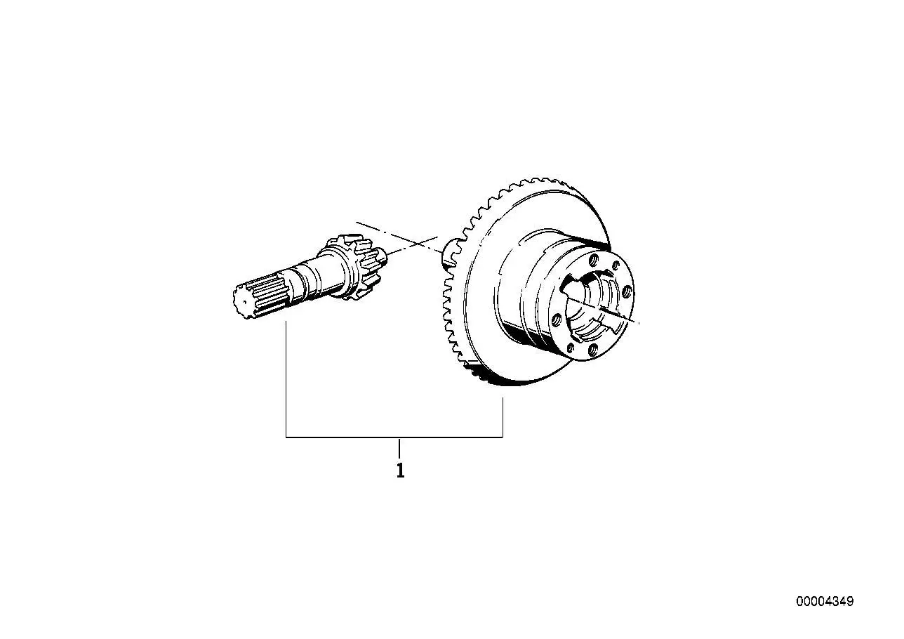 BMW Tellerradsatz R28 33112311577 - 259S, R28 /