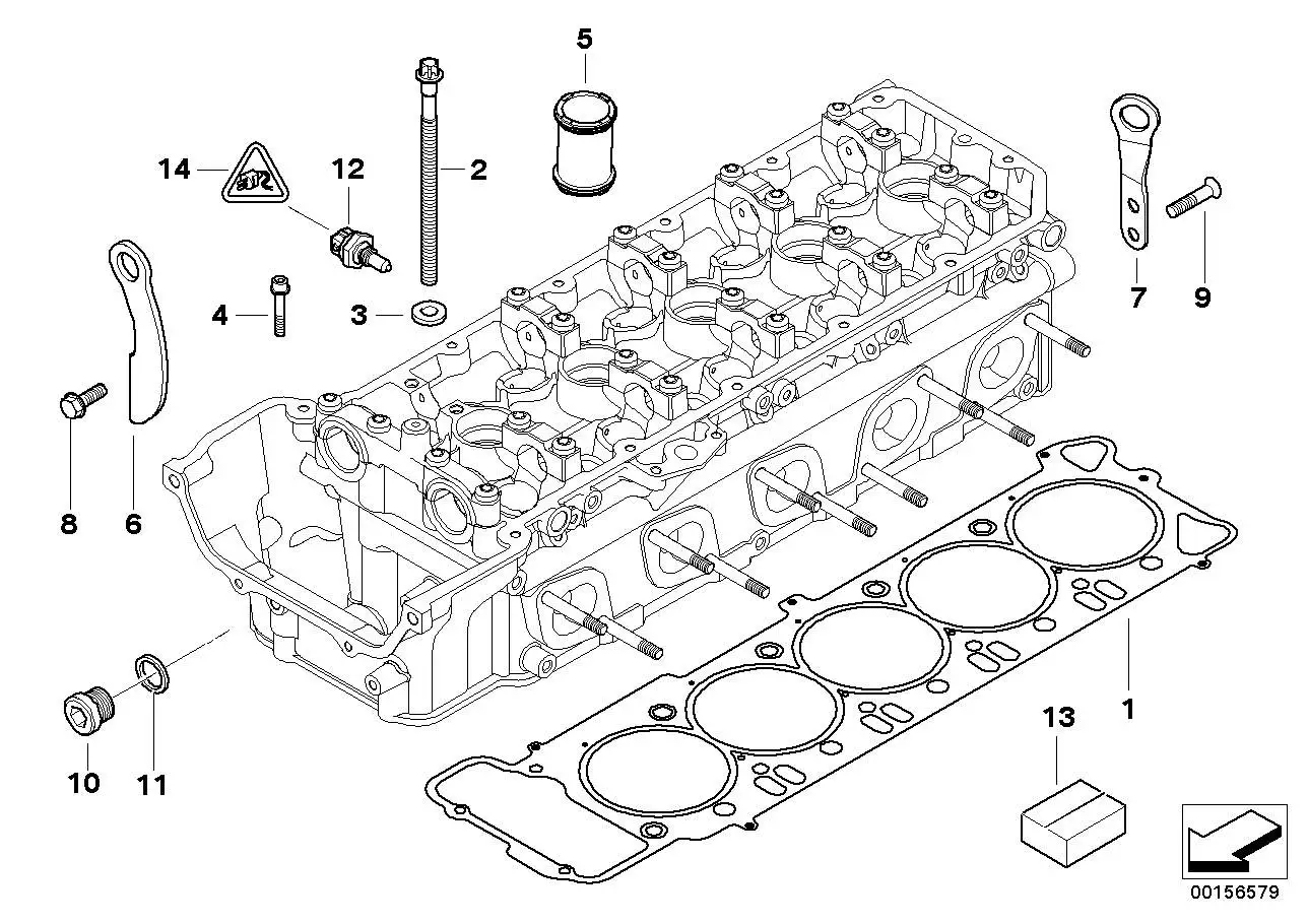 BMW Satz Schrauben f. Zylinderkopf E31 E32 E38 E60 E61 E63 E64 11
