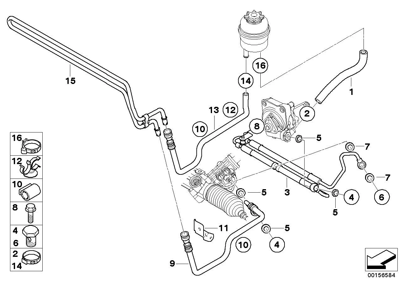 BMW Rücklaufleitung E85 E86 32416796362