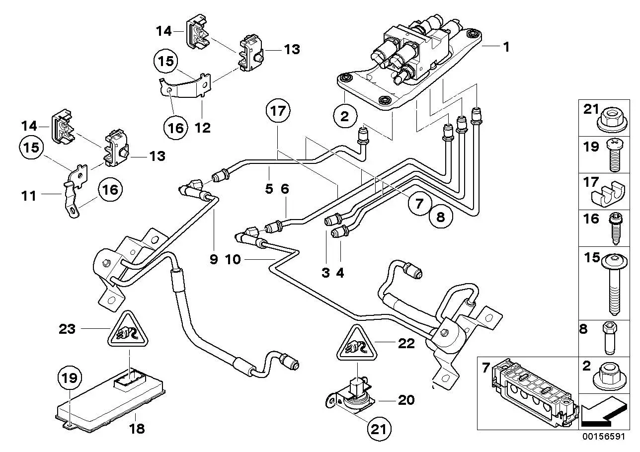 BMW Druckleitung E70 E71 37136772448
